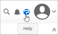 Online help icon