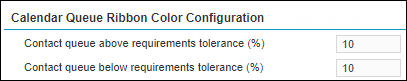 Calendar Queue Ribbon Color Configuration