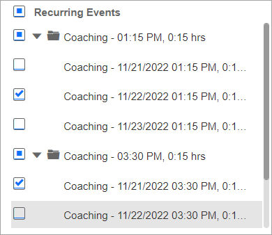 Bulk edit instances of recurring calendar events