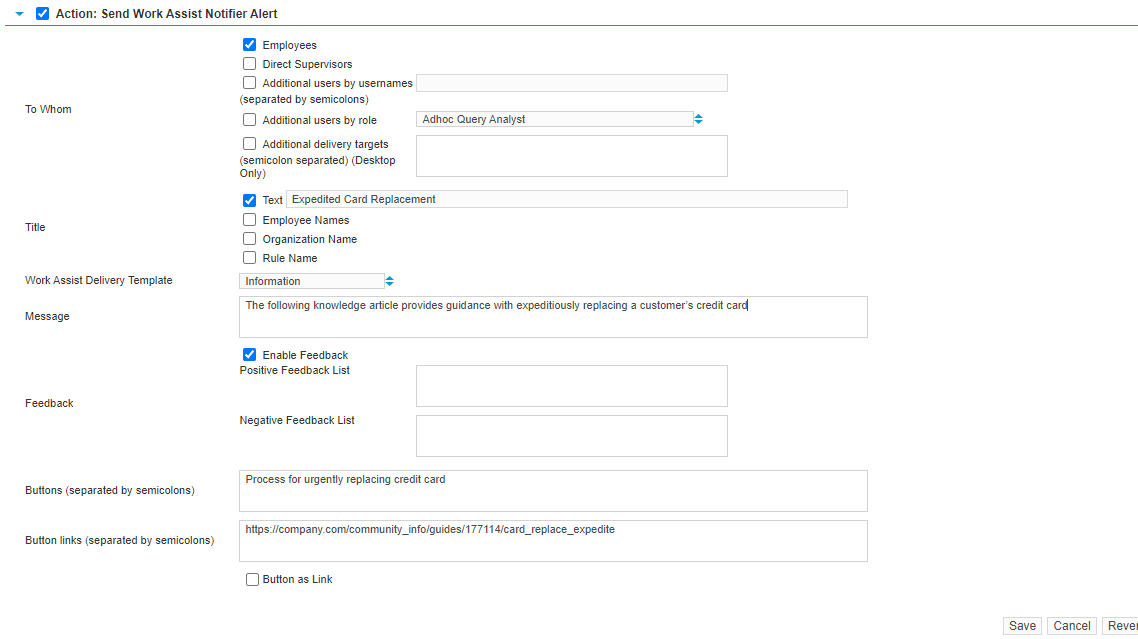 Example of Work assist definition