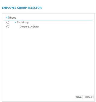 Employee Group Selector